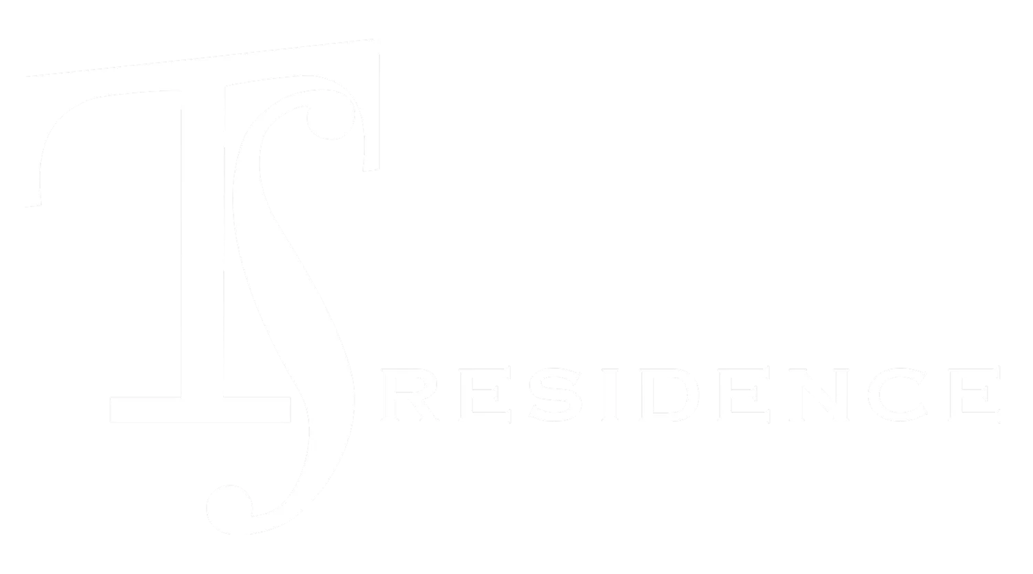 White TS Residence logo.